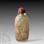 Chinese Crystal Carved Snuff Bottle