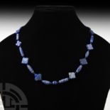 Bactrian Style Lapis Lazuli Bead Necklace