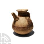 Western Asiatic Finely-Painted Ceramic Pitcher