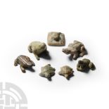 Romano-Egyptian Bronze Frog and Turtle Collection