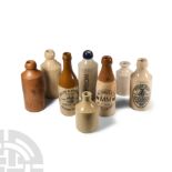 Post Medieval Stoneware Bottle Group