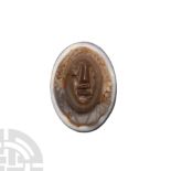 Roman Agate Cameo with Medusa