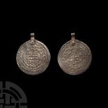 Viking Plundered Silver Dirham Coin Pendant