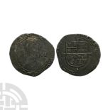 English Stuart Coins - Charles I - Tower - AR Sixpence