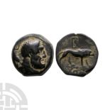 Ancient Greek Coins - Galatia - Amyntas - Lion Bronze