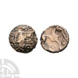 Celtic Iron Age Coins - Iceni - 'Irstead Trefoil' - Gold Quarter Stater