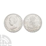World Coins - Spain - Alfonso XIII - 1892 - 5 Pesetas