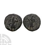 Greek Coins - Indo-Greek - Kanishka - AE Tetradrachm