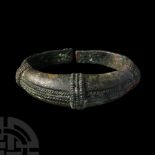 Viking Age Bronze Bracelet with Rope Design