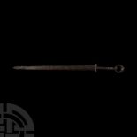 Roman Iron Dagger with Ring Pommel