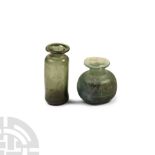 Post Medieval 'Thames' Glass Poison Bottle Group