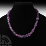 Amethyst Bead Necklace