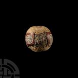 Romano-Egyptian Glass Millefiori Face Bead