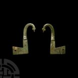 Roman Bronze Armour Double Fastening Hook