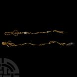 Roman Gold Chain Bracelet