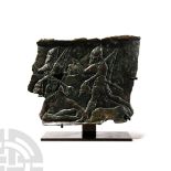 Assyrian Bronze Relief Fragment