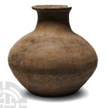 Chinese Warring States Blackware Jar