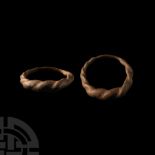 Viking Age Bronze Faux Twisted Ring