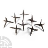 Medieval Iron Anti-Cavalry Caltrop Group