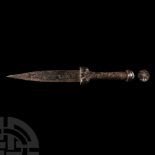 English Medieval Iron Kidney Dagger
