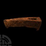 Post Medieval Iron Axehead with Maker's Marks
