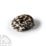 Egyptian Speckled Diorite Funerary Scarab