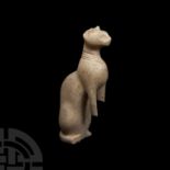 Marble Statuette of Bastet