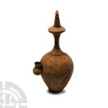 Tang Style Gilt Bronze Flask