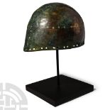 Archaic Greek Modified Bronze Corinthian Helmet