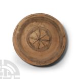 Western Asiatic Ceramic Plate with Star