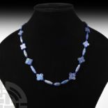 Bactrian Style Lapis Lazuli Bead Necklace