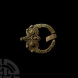 Viking Age Decorated Bronze Brooch