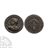 Ancient Roman Provincial Coins - Philip I - Nisibis - Shrine Bronze