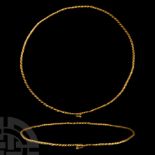 Viking Age Twisted Gold Torc