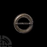 Medieval Silver Annular Brooch