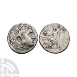 Ancient Greek Coins - Macedonia - Alexander III (the Great) - Countermarked AR Tetradrachm