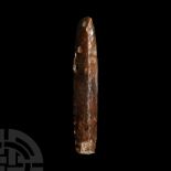 Stone Age Danish Thick-Butted Flint Chisel