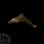 Roman Bronze Dolphin Pendant