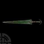 Marlik Bronze Short Sword with Crescentic Pommel