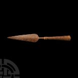 Post Medieval Iron Socketted Spearhead