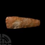 Stone Age Knapped Flint Neolithic Axehead