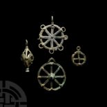 Amlash Bronze Openwork Pendant Group