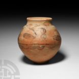 Indus Valley Painted Ceramic Jar with Ibex