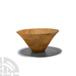 Western Asiatic Veined Alabaster Bowl