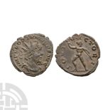 Ancient Roman Imperial Coins - Postumus - Jupiter AR Antoninianus