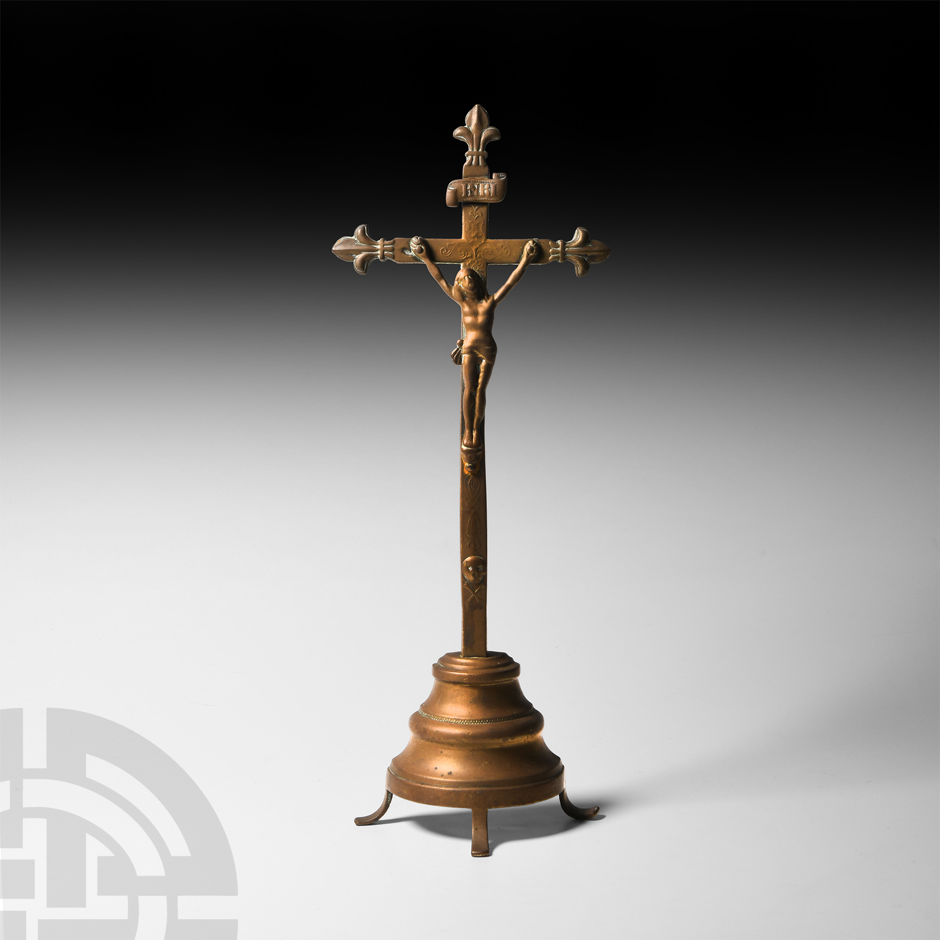 Post Medieval Bronze Crucifix