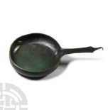 Roman Bronze Pan with Handle