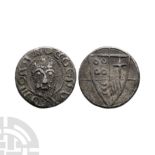 British Medallions - 'Billy and Charlie' - Lead Heraldic Fantasy Medallion