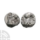 Ancient Greek Coins - Sabaeans - Arabia Felix - Owl AR 5g Unit