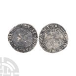 English Tudor Coins - Elizabeth I - 1595 - AR Sixpence